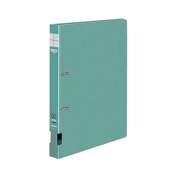 (まとめ) コクヨ DリングファイルS型 再生PP表紙 A4タテ 2穴 200枚収容 背幅34mm 緑 フ-FD420G 1冊 〔×30セット〕