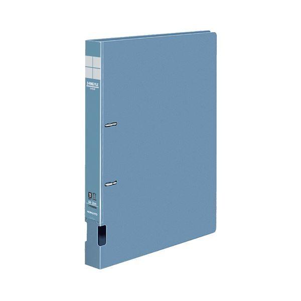 (まとめ) コクヨ DリングファイルS型 再生PP表紙 A4タテ 2穴 200枚収容 背幅34mm 青 フ-FD420B 1冊 〔×30セット〕