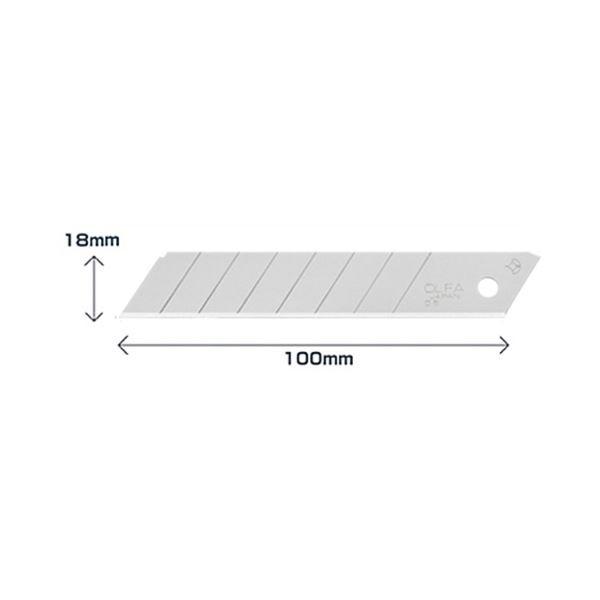 (まとめ) オルファ カッター替刃（大） L型 LB10K 1パック（10枚） 〔×30セット〕の画像