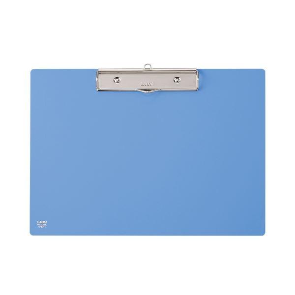 (まとめ) ライオン事務器 PETカラー用箋挟A4ヨコ ブルー No.221K 1枚 〔&times;30セット〕