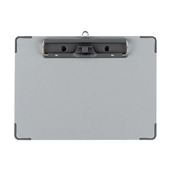 (まとめ) コクヨ 用箋挟B(クロス貼り) A5ヨコグレー ヨハ-21N 1枚 〔×30セット〕