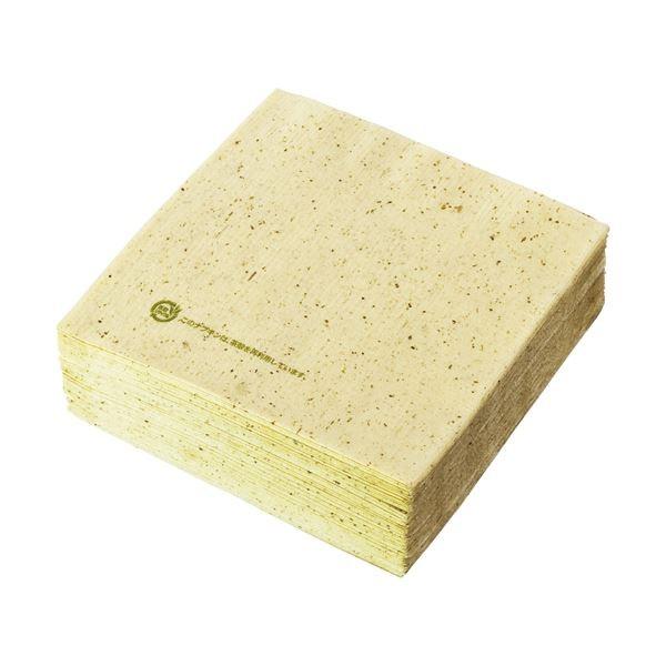 (まとめ) きんだい 茶殻ナプキン 4折 CP4A1P 1パック(100枚) 〔×50セット〕