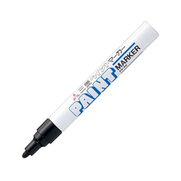 (まとめ) 三菱鉛筆 油性えの具目じるし 中字丸芯 黒 PX20.24 1本 〔×50仕かける〕