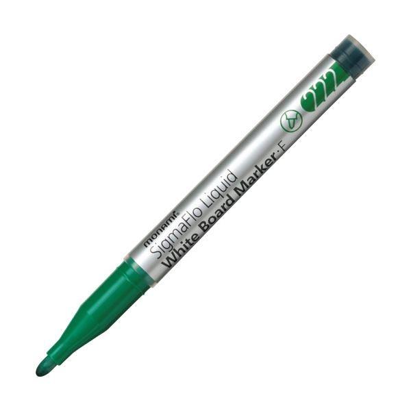 (まとめ) モナミ ホワイトボード用マーカーSigmaFlo Liquid 細字 緑 18420 1本 〔×100セット〕