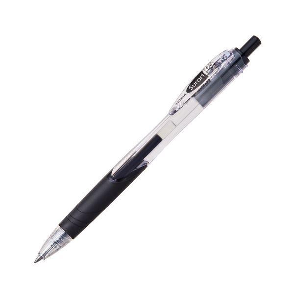 (まとめ) ゼブラ 油性ボールペン スラリ 0.7mm 黒 BN11-BK 1本 〔×100セット〕