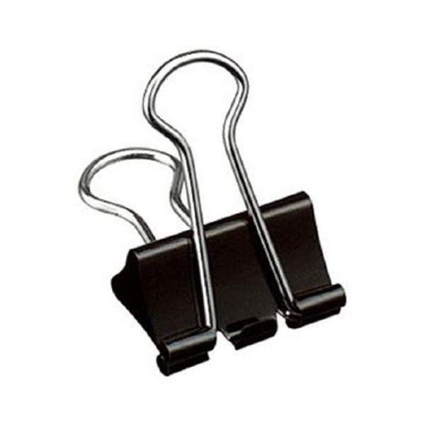 （まとめ）コクヨ ダブルクリップ（Scel-bo）業務パック 小 口幅19mm 黒 クリ-JB35D 1パック（100個：10個×10箱）〔×5セット〕_1