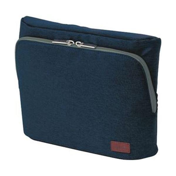 （まとめ）ソニック ユートリム スマ・スタ立つバッグインバッグ ワイドA5 ネイビー UT-1902-K 1個〔×5セット〕