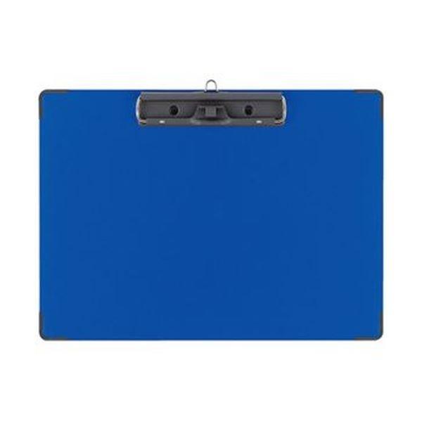 （まとめ）コクヨ 用箋挟B（クロス貼り）カラーA4ヨコ 青 ヨハ-C23B 1セット（10枚）〔×3セット〕