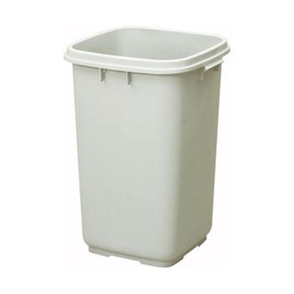 （まとめ）新輝合成 ダストボックス 80 本体のみグレー DS-988-065-0 1台（フタ別売）〔×3セット〕