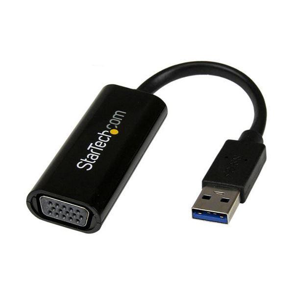 最も安い購入 StarTech.com スリムタイプUSB3.0-VGA変換アダプタ マルチディスプレイ対応 USB32VGAES 1個