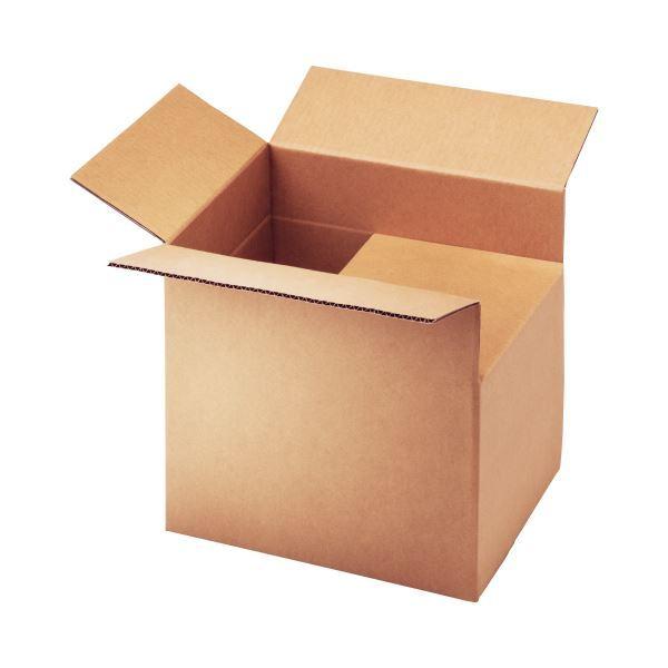 （まとめ）TANOSEE 無地ダンボール箱 B4（S）サイズ 高さ調整タイプ 1パック（10枚） 〔×3セット〕