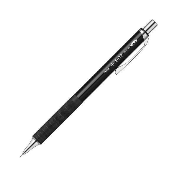 （まとめ）ぺんてる シャープペンシルorenz（オレンズ） メタルグリップ 0.3mm （軸色：ブラック） XPP1003G2-A 1本 〔×10セット〕