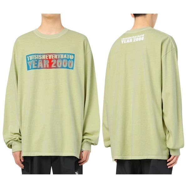 公式の Thisisneverthat ディスイズネバーザット Tn21sls008 ドロップレッツl Sl長袖tシャツ ピスタチオ Xl 即納最大半額 Library Kp Ac Rw