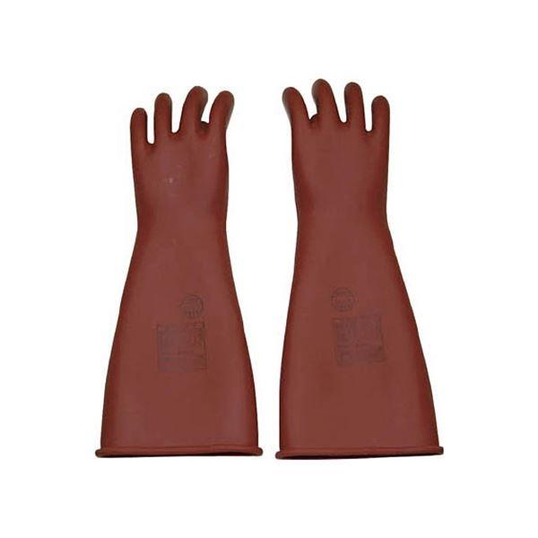 大人の上質  ヨツギ 1双 YS-101-22-01 中 455mm 高圧ゴム手袋 使い捨て手袋