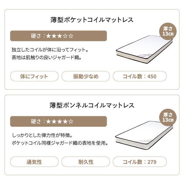 2段ベッド ベッドフレームのみ ライトブラウン×ブラック 分割可 宮付き 棚付き コンセント付き 照明付き 木製 マットレス別売_11