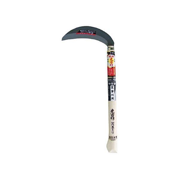 (まとめ) 豊稔企販 豊稔 光山作クロマックス鋼片刃中厚鎌 HTS-5061 1個 〔×3セット〕