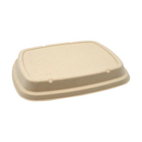 (まとめ) 容器に並べる表現スタイル BB竹バガス弁当 N24-20F 共蓋 245×205×高さ18粍 1容器に並べる(50枚) 〔×5仕掛ける〕 食器、グラス、カトラリー-キッチン、日用品、文具-その他食器、カトラリー