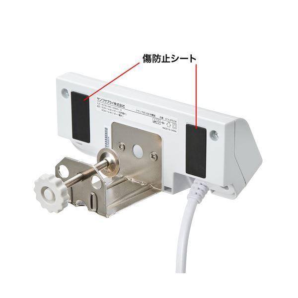 サンワサプライ クランプ式USB充電器(USB4ポート・ホワイト) ACA-IP50W｜little-trees｜06