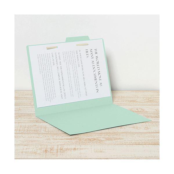 （まとめ）プラス 間伐材 個別フォルダー A4ブルー FL-061KIF 1セット(10冊)〔×5セット〕の画像
