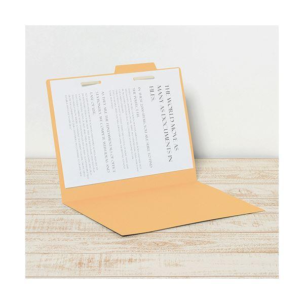 （まとめ）プラス 間伐材 個別フォルダー A4イエロー FL-061KIF 1セット(10冊)〔×5セット〕の画像