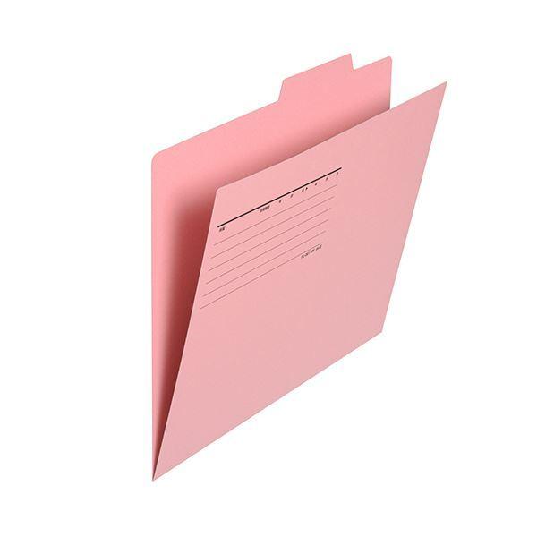 （まとめ）プラス 間伐材 個別フォルダー A4ピンク FL-061KIF 1セット(10冊)〔×5セット〕