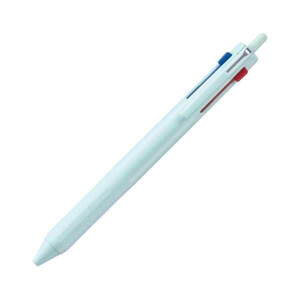 （まとめ）三菱鉛筆 ジェットストリーム3色ボールペン 0.5mm (軸色：アイスブルー) SXE350705.32 1本〔×20セット〕