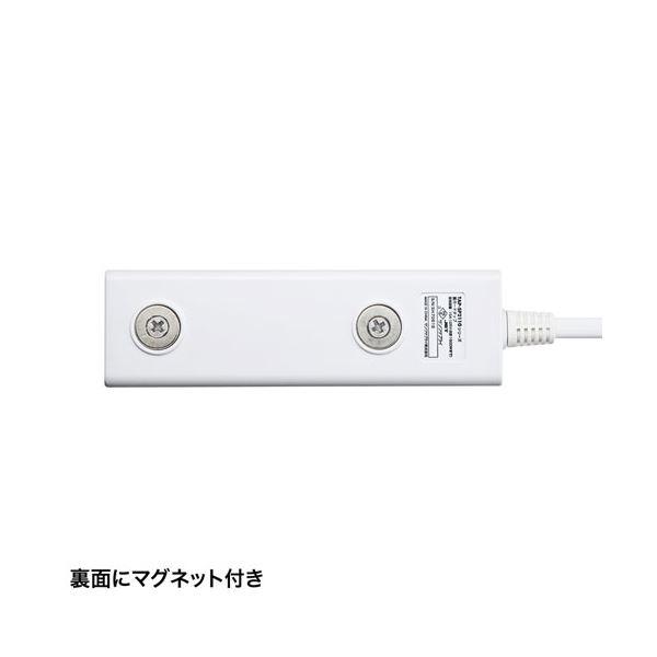 〔5個セット〕 サンワサプライ 雷ガードタップ 1m TAP-SP2114MG-1WNX5_3