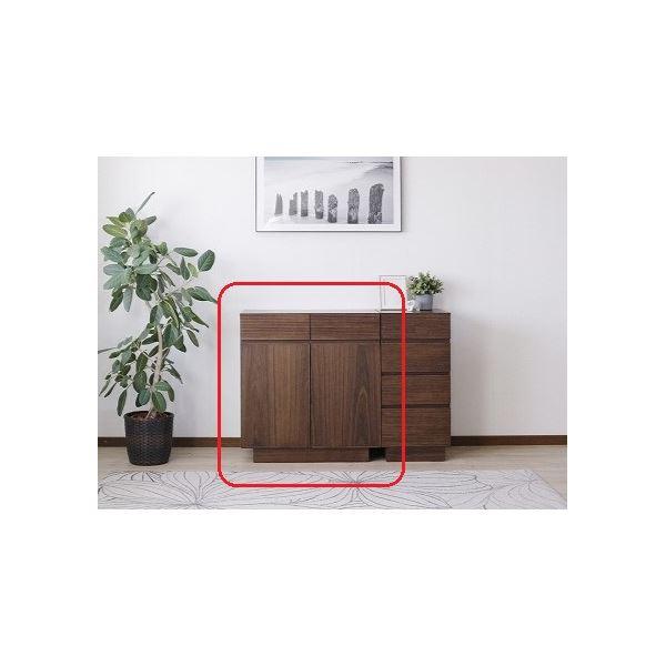 サイドボード（ウォルナット） 幅約80cm [完成品］_2