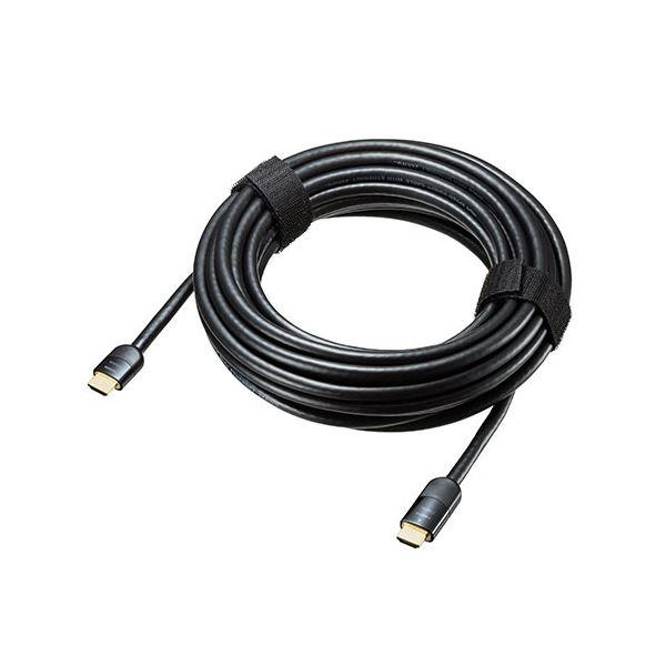 サンワダイレクト HDMIケーブル10m(イコライザ内蔵・4K/60Hz・18Gbps伝送対応・HDMI2.0準拠品) 500-HD020-101本 HD020 サンワダイレクト HDMIケーブル10m イコライザ内蔵 4K/60Hz 18Gbps伝送対応 HDMI2 0準拠品 101本