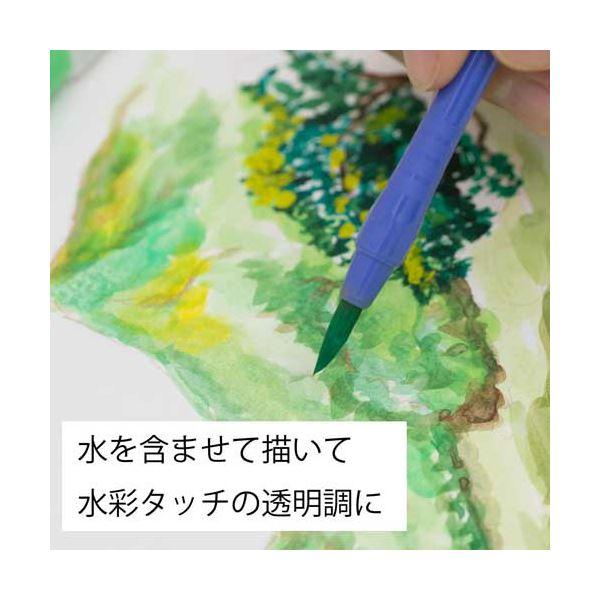 （まとめ） ぺんてる 水彩えのぐ エフ水彩ポリチューブ入 単色 12ml ぎん WFCT91 1セット（5本） 〔×10セット〕_2