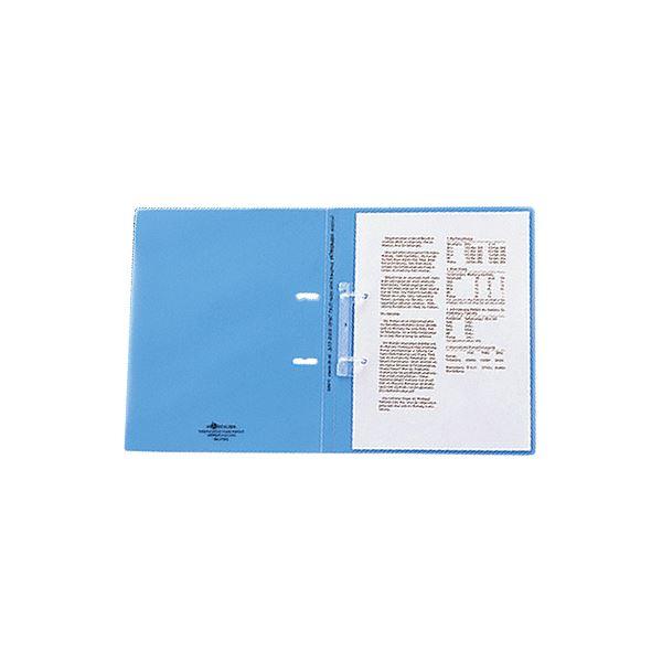 （まとめ） リヒトラブAQUA DROPs フラット・ツイストリングファイル A4タテ 2穴 80枚収容 背幅16mm 黄 F-5000-51セット（10冊） 〔×3セット〕の画像