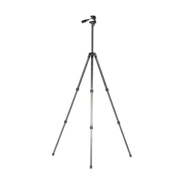 スリック SLIK ライトカーボン C283 II カーボン式・パイプ径28mmの中型タイプの3段三脚 ハライチロック式開脚機構 KEN09328の画像