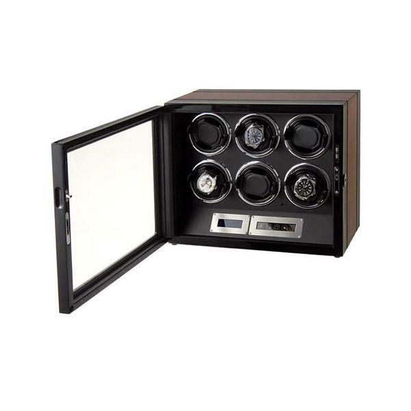 Royal hausen ロイヤルハウゼン ワインディングマシーン ワインダー 6本巻き上げ 液晶パネル リモコン付 GC03-L21EB_3