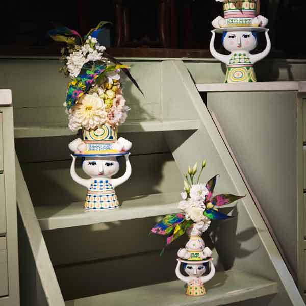 ビヨンヴィンブラッド　 Lady with Hat 　キャンドルホルダー ビヨン・ヴィンブラッド Bjorn Wiinblad LADY WITH HAT Candleholder