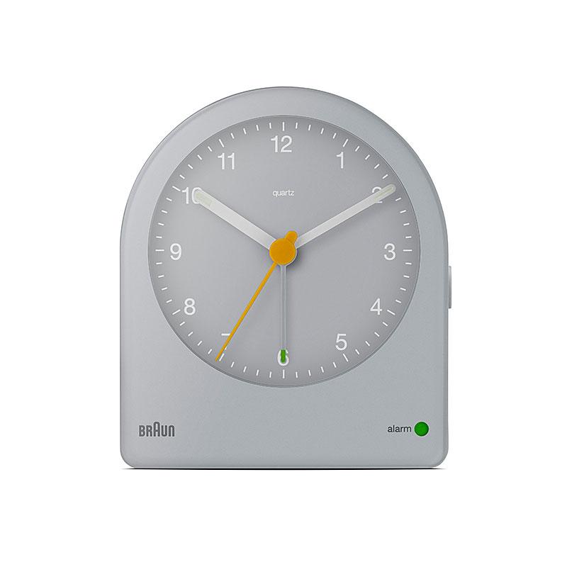 BRAUN(ブラウン）アラームクロック BC22 グレー H9cm Classic Alarm Clock 置き時計｜little｜02