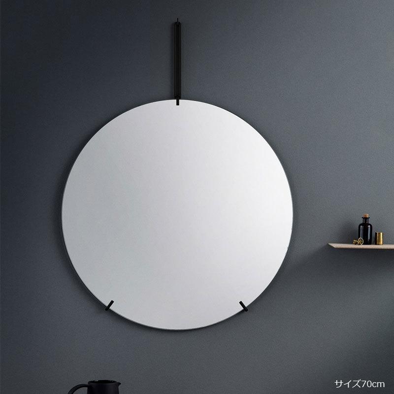 MOEBE Wall Mirror 30cm(ウォールミラー）ブラック 壁掛けミラー MOEBE 