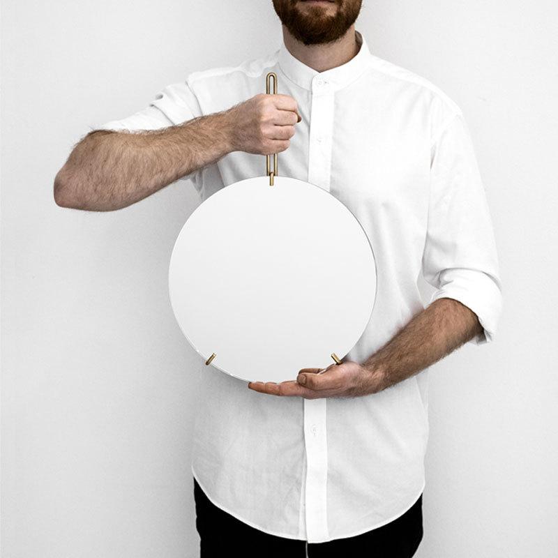 MOEBE Wall Mirror 30cm(ウォールミラー）ブラス（真鍮） 壁掛けミラー
