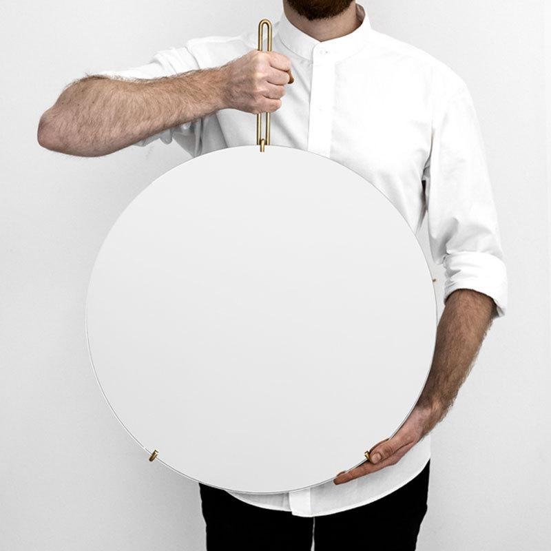 MOEBE Wall Mirror 50cm(ウォールミラー）ブラス（真鍮） 壁掛け