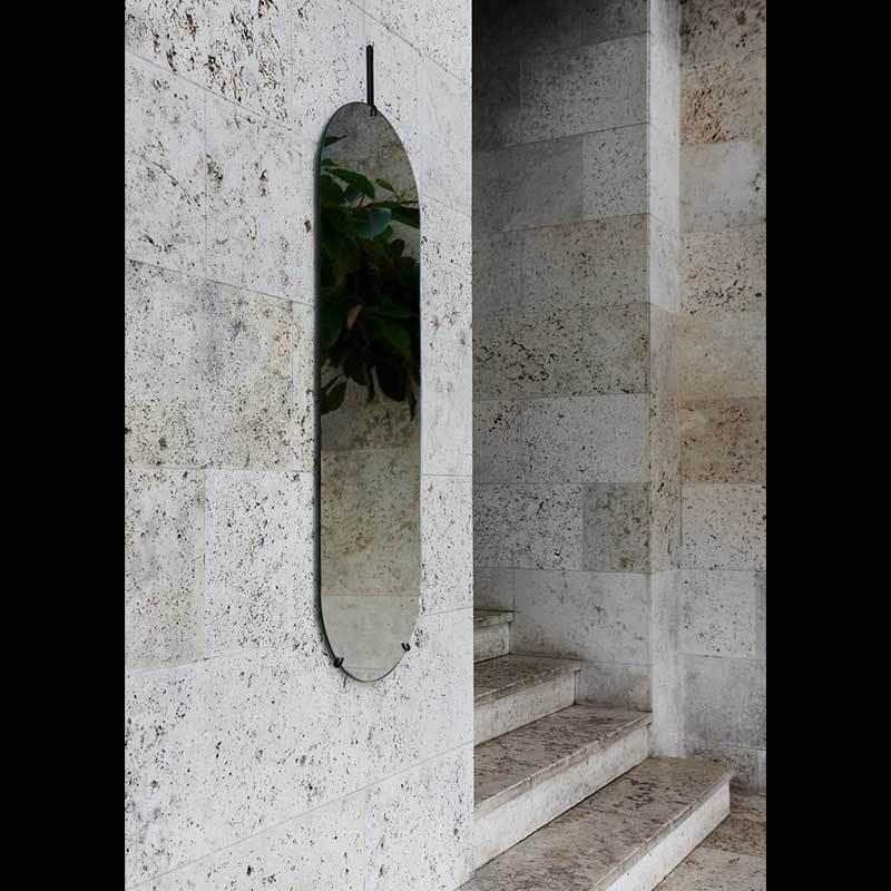 MOEBE Tall Wall Mirror(トールウォールミラー）W44×H147cm ブラック
