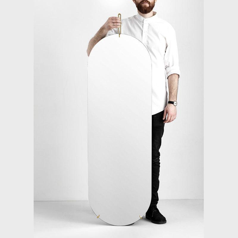 MOEBE Tall Wall Mirror(トールウォールミラー）W44×H147cm 真鍮