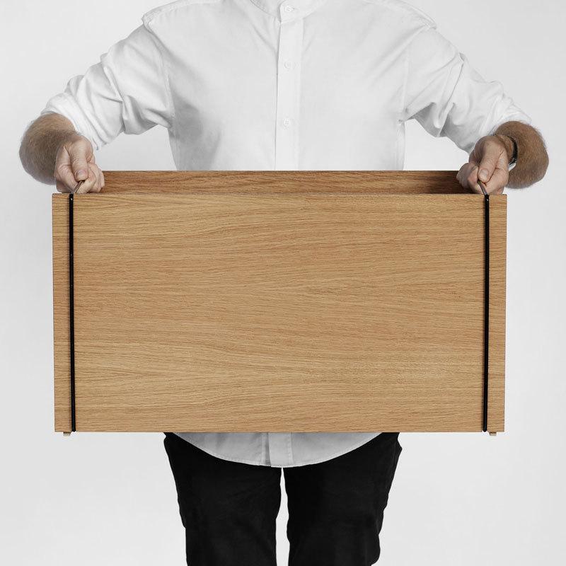 Storage Box(ストレージボックス）ブラック W60xD31xH33cm MOEBE