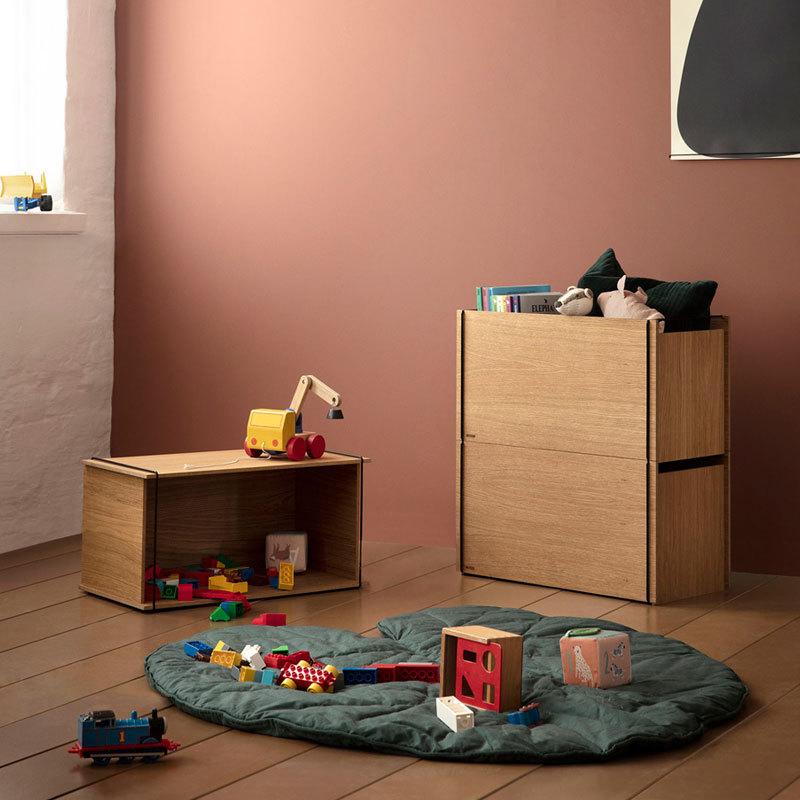 MOEBE Storage Box(ストレージボックス）ブラック W60xD31xH33cm MOEBE