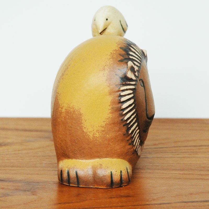 Lisa Larson Larson(リサ ラーソン)Lion with Bird(ライオンと Lisa Larson Larson(リサ ラーソン)Lion with Bird(ライオンと