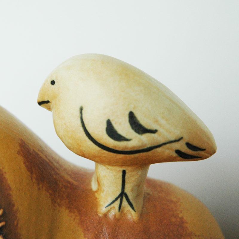 Lisa Larson Larson(リサ ラーソン)Lion with Bird(ライオンと Lisa Larson Larson(リサ ラーソン)Lion with Bird(ライオンと