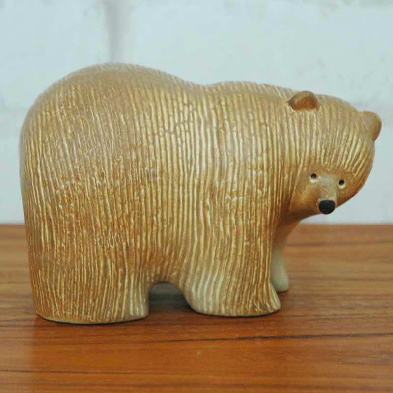 リサラーソン　熊 置物（ミディアム） Lisa Larson Larson(リサ ラーソン) Bear(ベア）クマ ミディアム