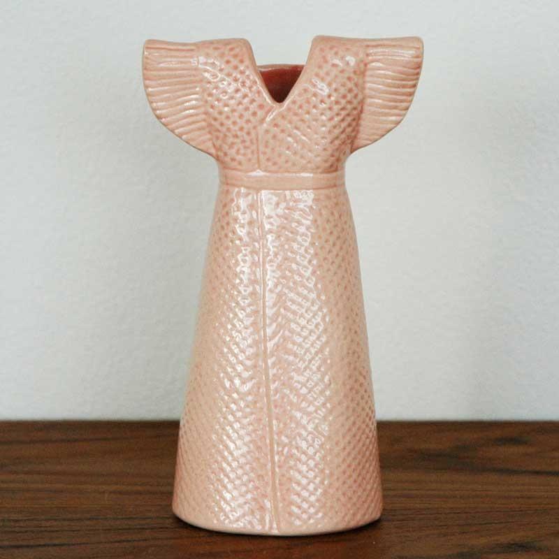 Lisa Larson(リサ ラーソン）Wardrobe Vases Dress(ドレス）ピンク・フラワーベース ワードローブシリーズ 北欧オブジェ・置物｜little｜04
