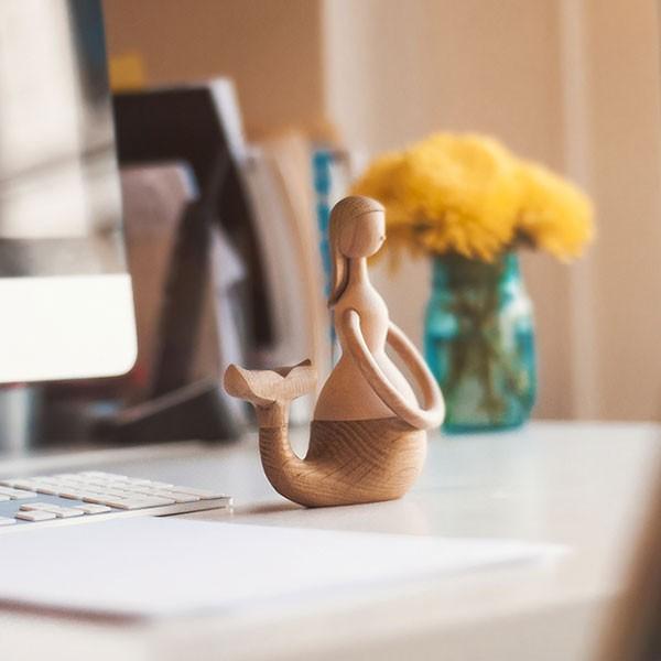 超稀少 木製 アーキテクトメイド マーメイド オブジェ デンマーク製 人魚 ARCHITECTMADE アーキテクトメイド Mermaid マーメイド 北欧木製