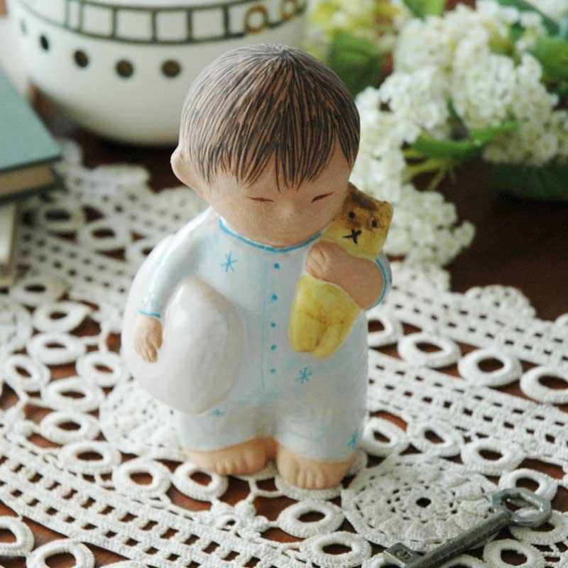 Lisa Larson（リサラーソン） Lisa Larson(リサ ラーソン)Boy with bear blue(ボーイ・ウィズ・ベア ...