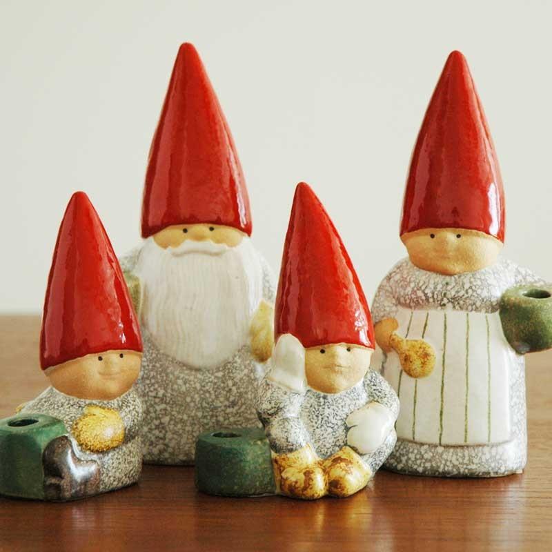 Lisa Larson（リサ・ラーソン）SANTA FAMILY 3体セット