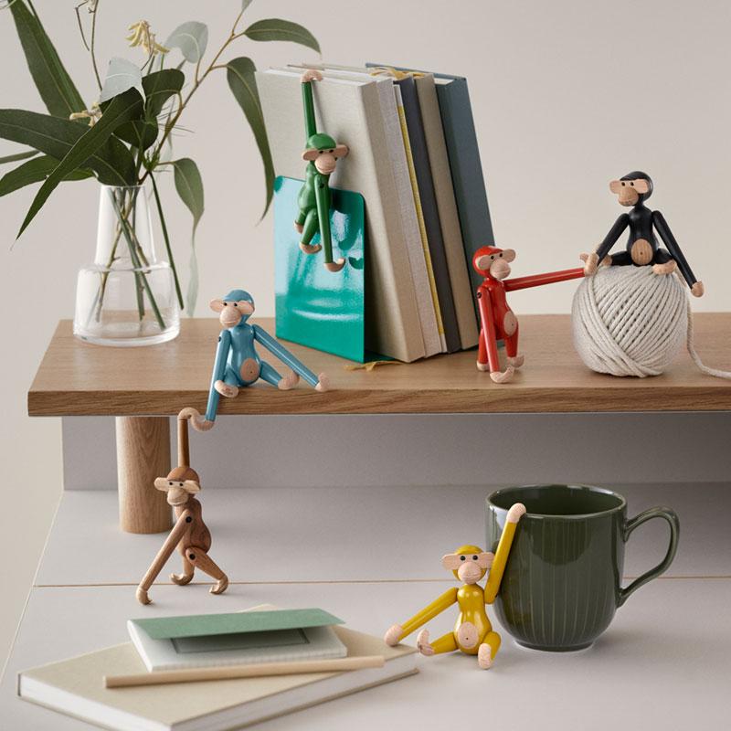 最終お値下げ！Kay Bojesen カイボイスン モンキーミニ　イエロー KAY BOJESEN DENMARK Kay Bojesen(カイ・ボイスン） MONKEY